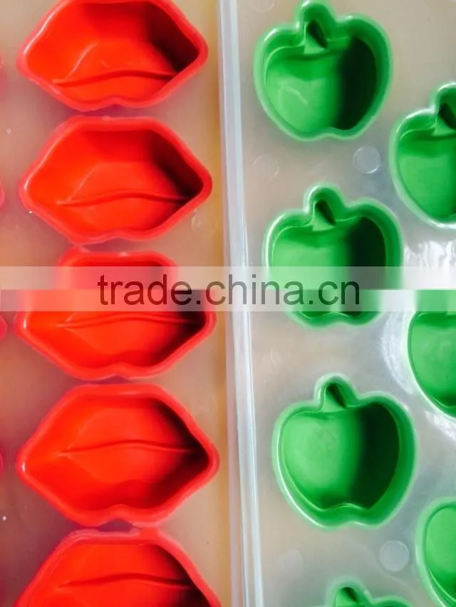 Apple shaped DIY silicone cake mold for promotion gifts