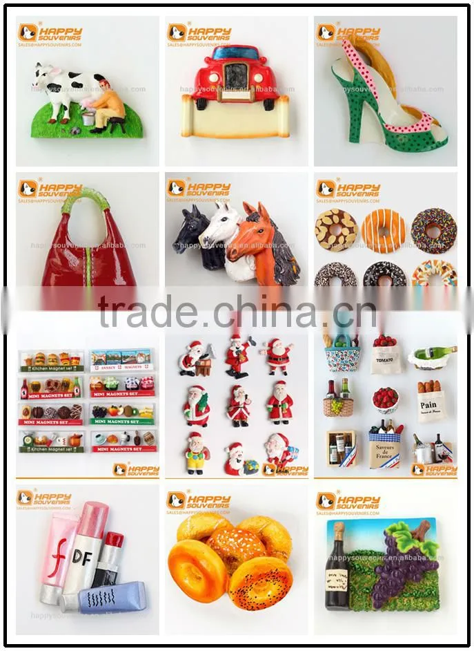 Super Cute Mini a set fruit magnet fridge magnet for tourism