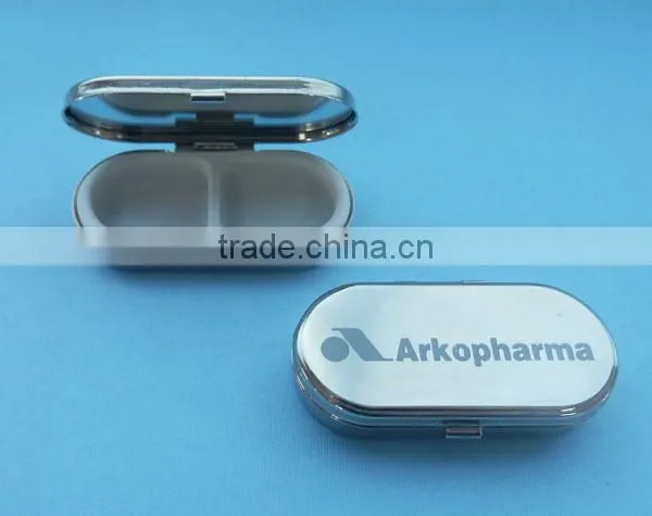 Wholesale rectangular shape metal material pill box