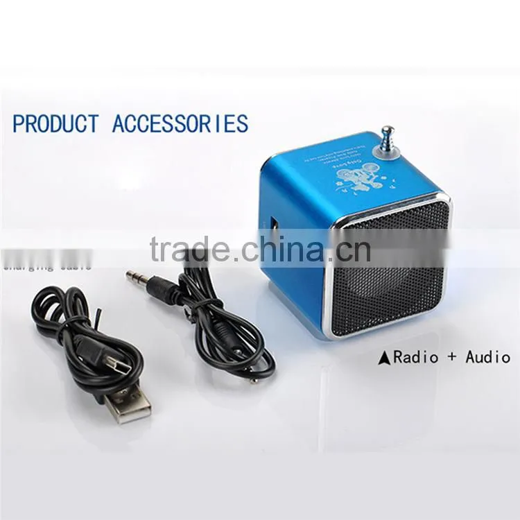 Hot selling cheap price factory wholesale led display MP3 player music portable mini speaker