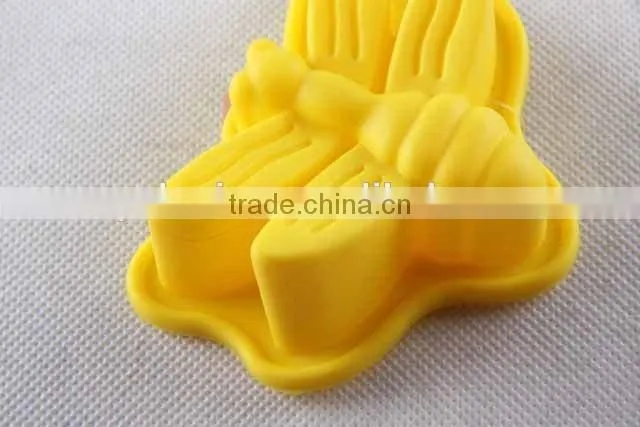 Insect design silicone bakeware bee/butterfly shaped cake mold
