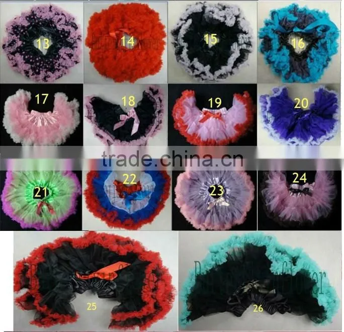 Pretty Lovely Girls red pettiskirts fluffy red skirt chiffon pettiskirts tutu