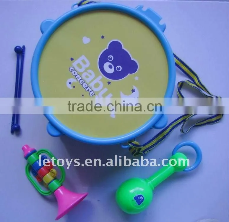 plastic musical instrument toy set