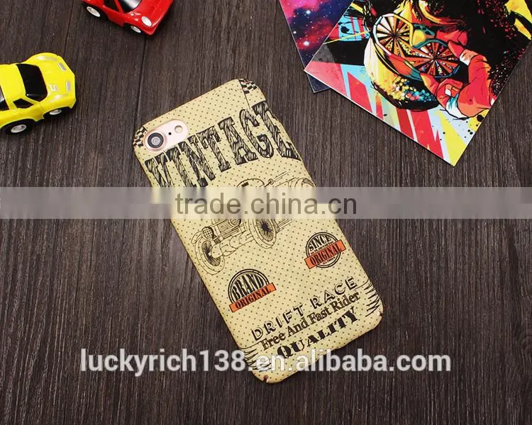 2017 new customized Traveling brushed luminous PC phone case for iPhone 6G/6P/7G/7P