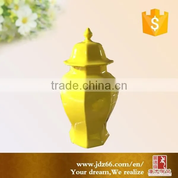 Purple color China porcelain vase jar