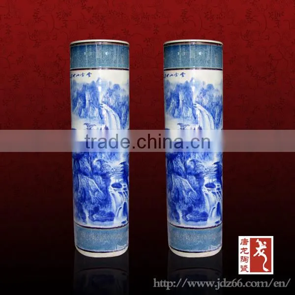 Blue and white porcelain vase large floor vases antique vases