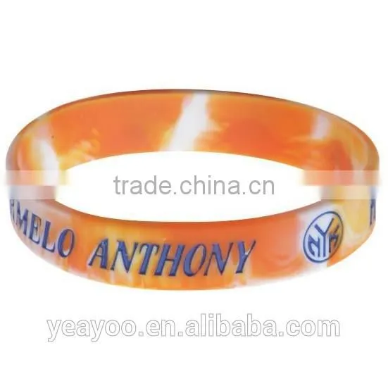 Promotional country flags silicone bracelet