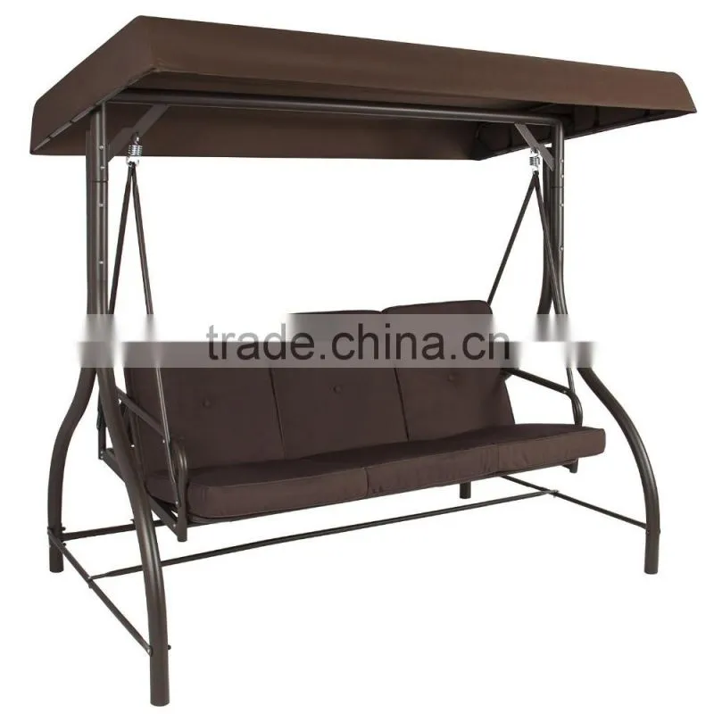 Outdoor Furniture 3 seat Swing Chair for patio and kids