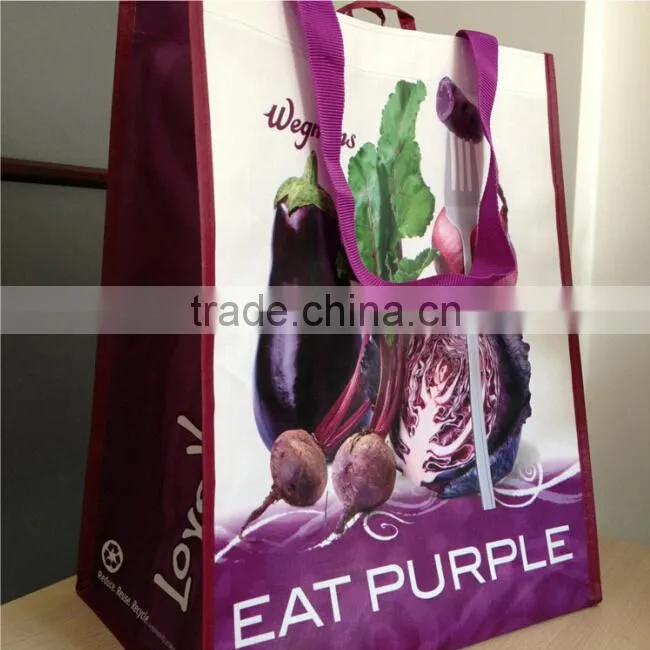 Promotional Reusable Laminated PP Woven Shoper Bag