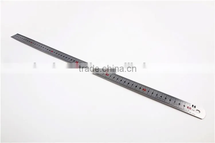 Professional matt stainless steel ruler with good price made in china