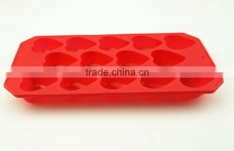 11196 14 pcs hearts Shape Silicone Cake Mold