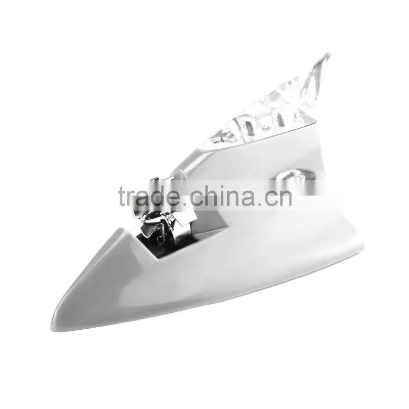 2016 new Car Auto Wind Power LED Light Shark Fin Roof Antenna Flash Warning light driving running light