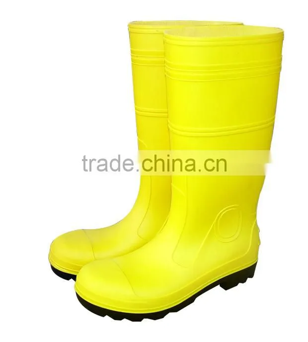 steel toe wellington rain gum boot