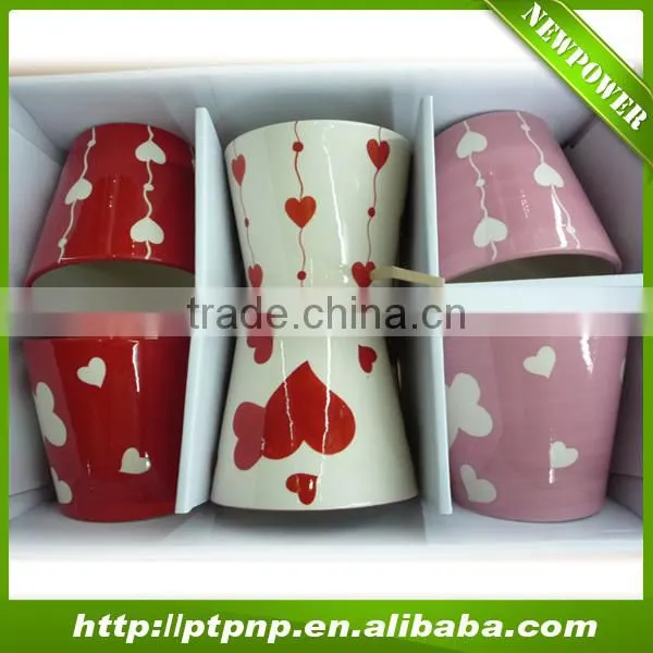Hot new products garden Round ceramics pot / flower pot