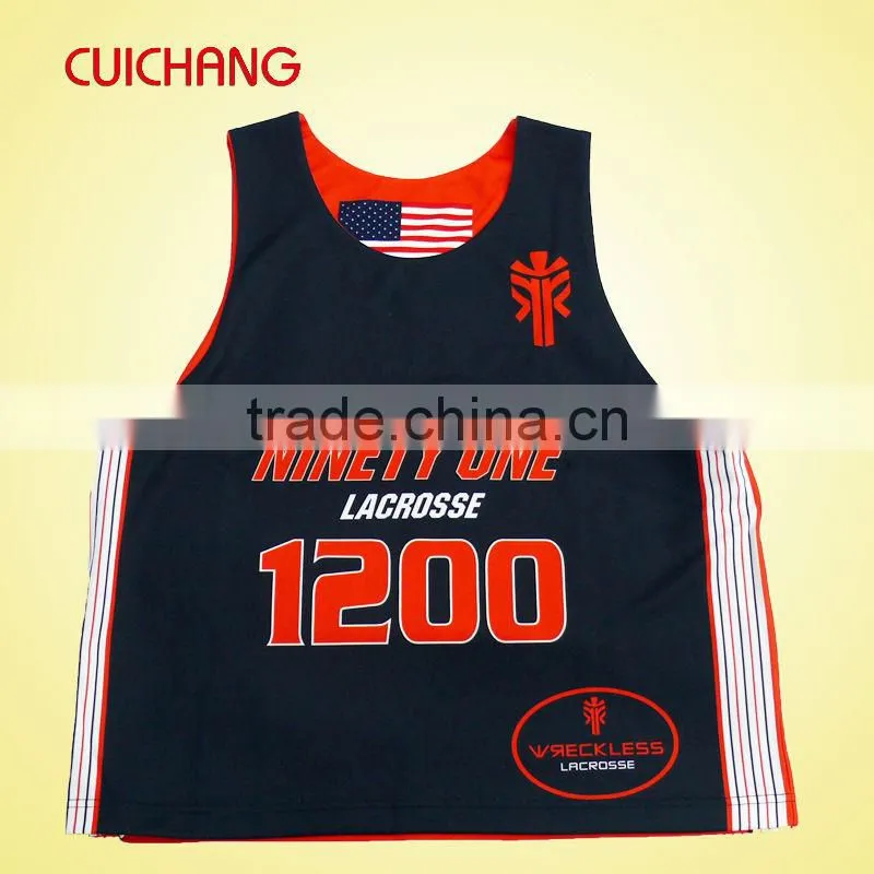 Reversible lacrosse Pinnies