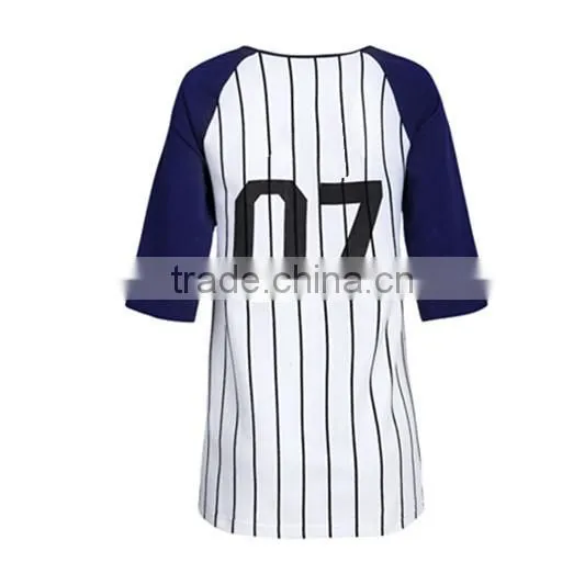 Cannda custom stripe baseball jersey