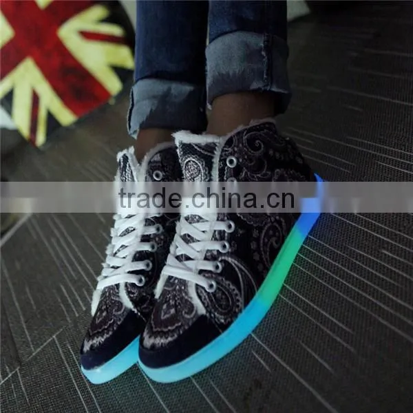 HFR-JS16 2015 super fashion self luminous men sport shoes