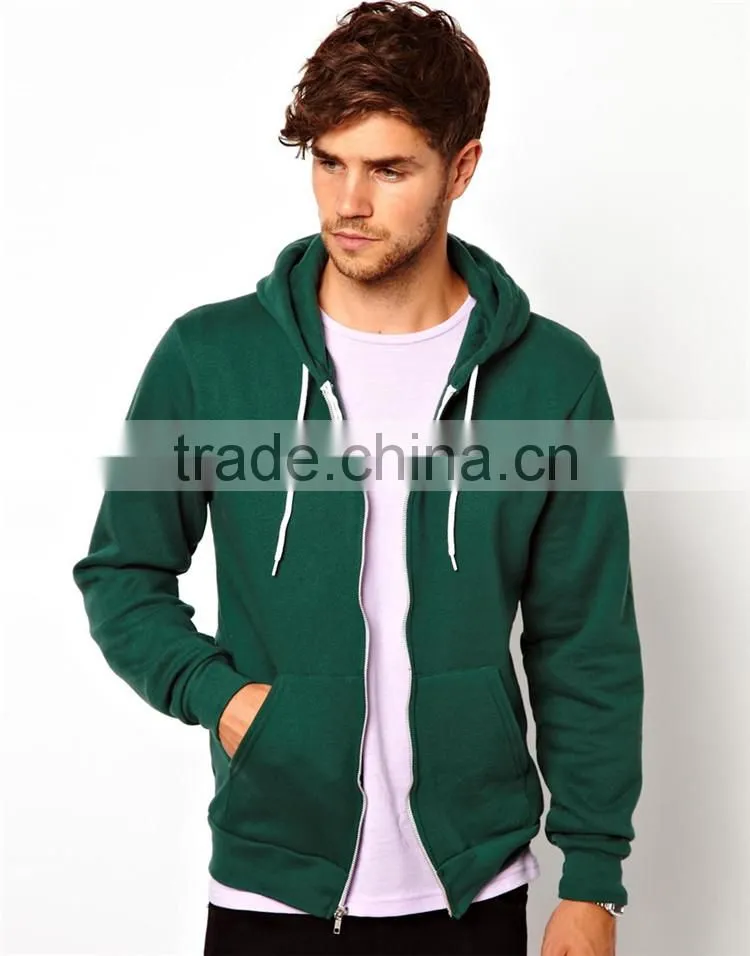 Green Custom Flex Zip Up Hoodie Custom Made Sports Hoodie