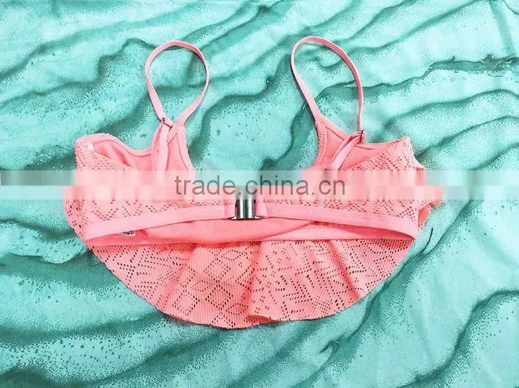 Hot sale swimsuit high quality crochet fabric girls glamour sexy bikini