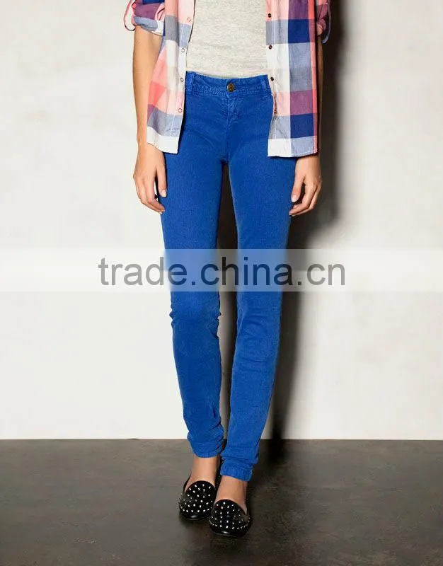 2014 Sweet candy color joker feet backing multicolor pants