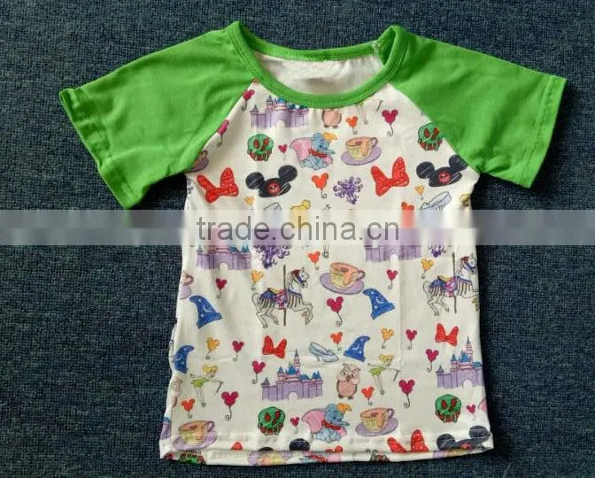 unique children festival print clothes in fall boutique girl long sleeves shirt remake