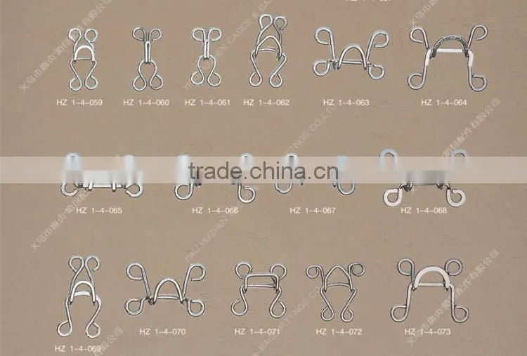 Gold Metal bra hook strap buckle