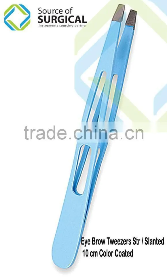 Metal eyebrows Lady's Eyebrow Tweezers Str 12 cm