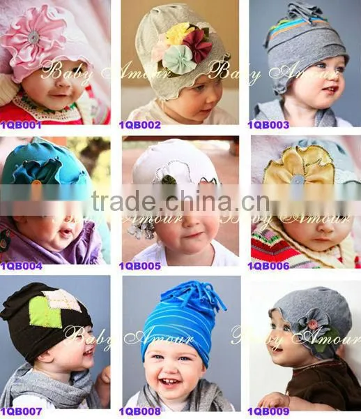 lovely flower amour top baby hats