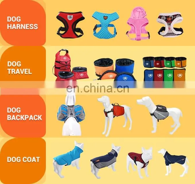 OEM&ODM Polyester Sports High Visibility Vest For Dog Harness Set Dress
