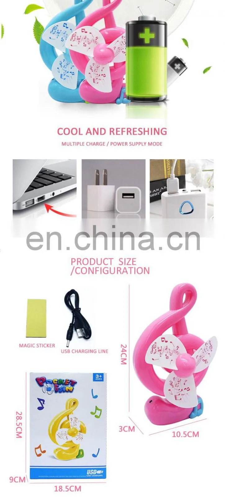 Powerful High Quality Mini Fan USB