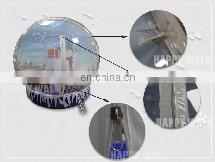 Custom snowman themed snow globe/Inflatable bubble tent