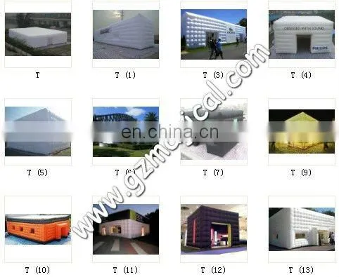 yellow storage inflatable tent/ inflatable garage tent/ storage shed tent