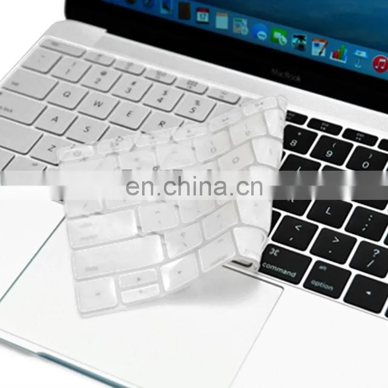 Keyboard Protector,Enkay Hat-Prince Transparent Silicone US Version Keyboard Cover,Laptop Skin Sticker for Macbook 12 Inch