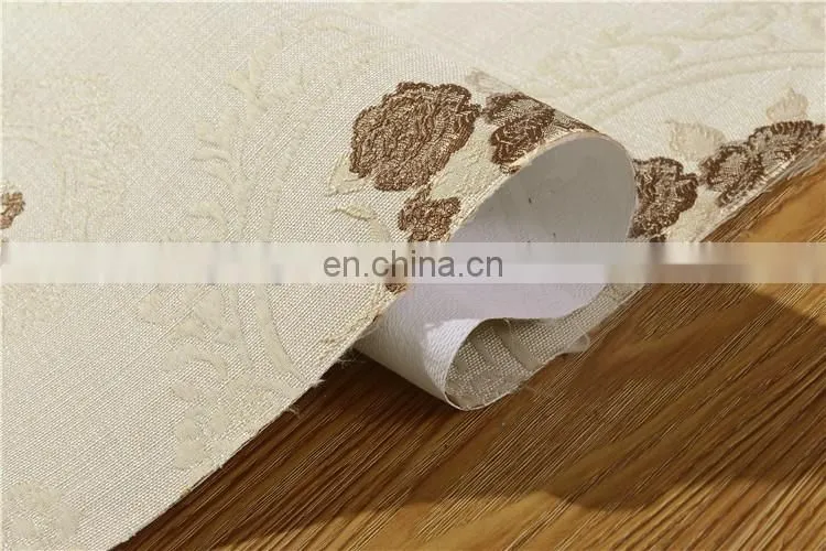 Feitex Textile Wall Paper Seamless Wall Covering High Quality Jacquard Wallpaper