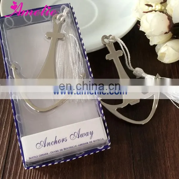 Customized Engrave Logo Personalized Wedding Favors Love the Anchor Bottle Opener Party Guest Gifts