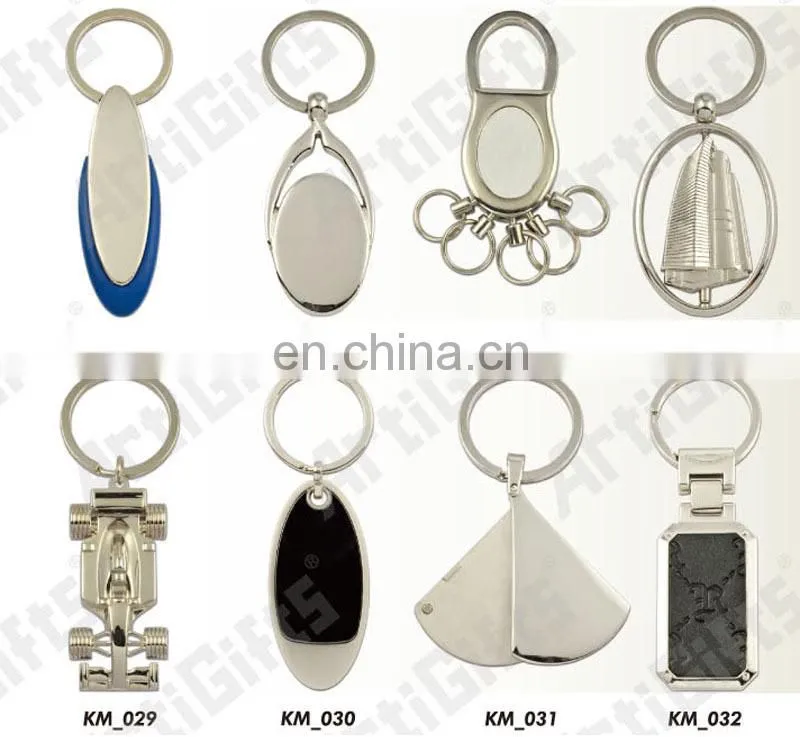 Customized zinc alloy trinket key ring with logo