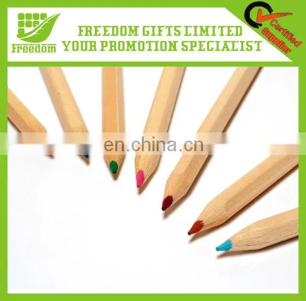24 Pcs Short Natural Wood Colour Pencils