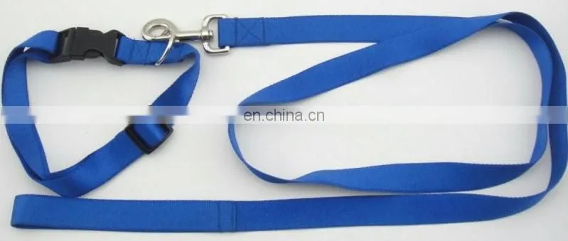 2016 new design polyeser,nylon dog collar and leash dog collar