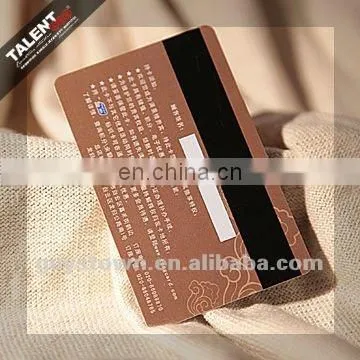custom private design printed plastic membership invitation card