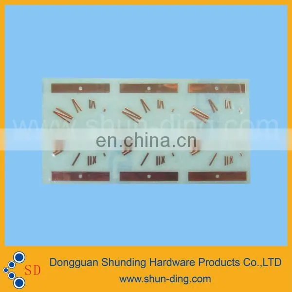 New Style Custom clock exquisite printing faceplate