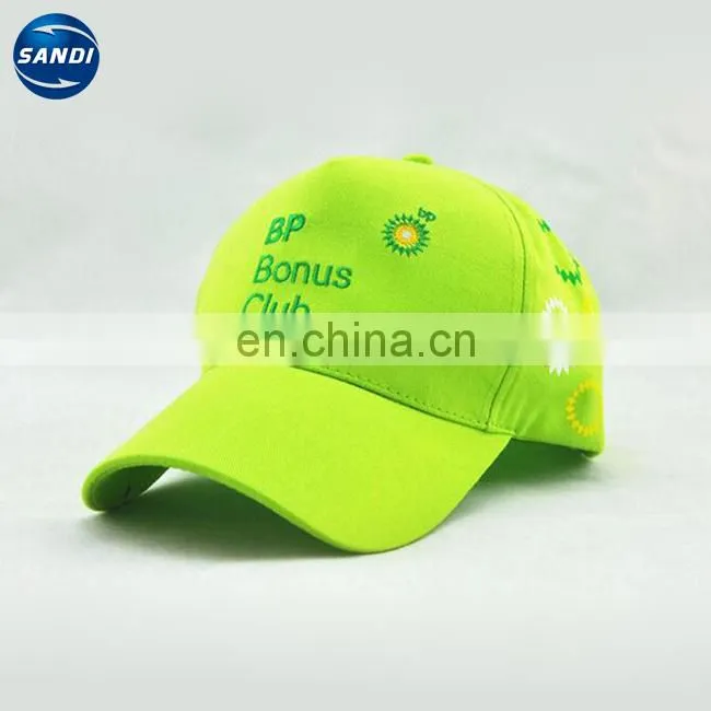 Cotton fabric promotional sports cap snapback