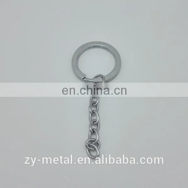 33mm key ring for gifts and crafts,simple chrome plated key chain