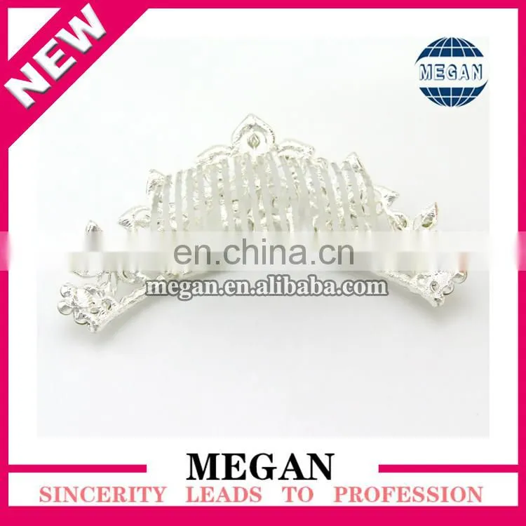 Women Wedding Crystal Flower Tiara Rhinestone Handmade Hair Crown