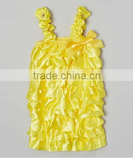 Details about Satin Ruffle Petti Romper Hearts Polka Dots Print straps Photo Medium 6-18M