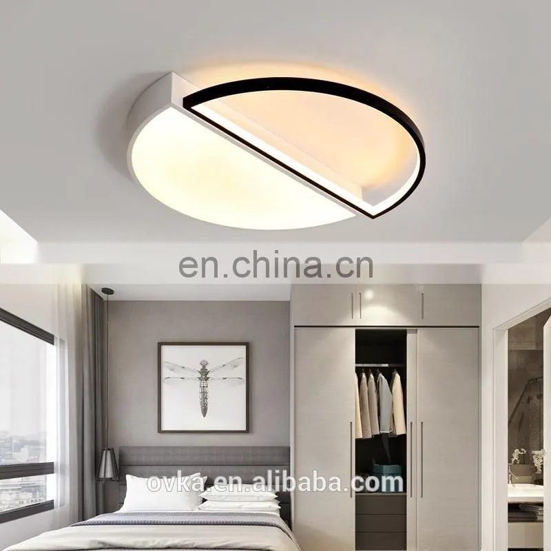 New round living room ceiling lamp LED bedroom light simple indoor chandelier