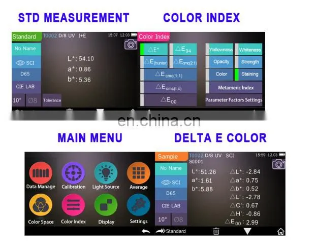 10 years manufacturer Portable YS3010 Color Spectrophotometers Equal to x-rite ci6x