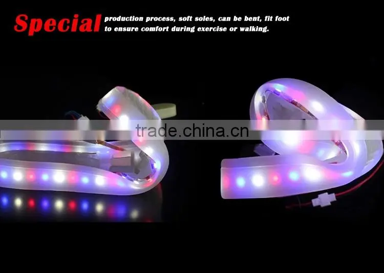 Wholesale Fashion gold/silver adults LED shoes/LED light up shoes/LED flashing sneaker/luminous LED light sport shoes