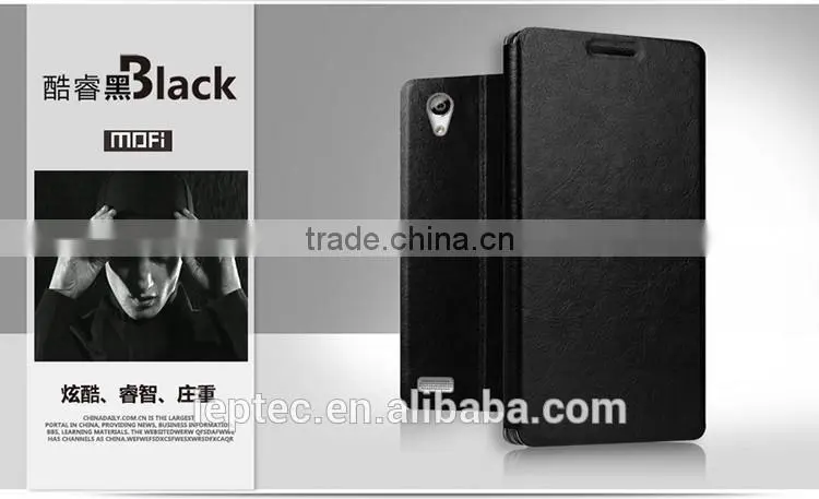 MOFi Wholesale Flip PU Leather Cell Phone Cover for OPPO A51, TPU Stand Back Cases
