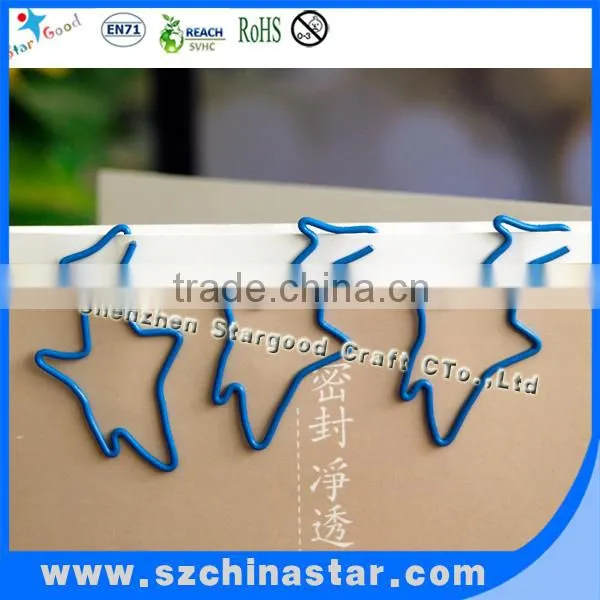 Sweet heart shape paper clip with blister