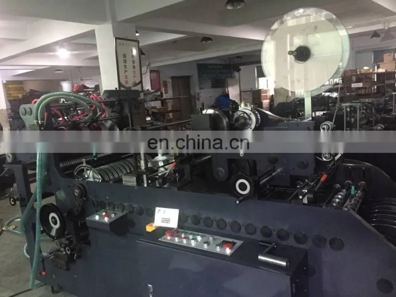 ZF350A Automatic Big brown kraft File folder paper bag envelope making machine with self seal flap tape on-line